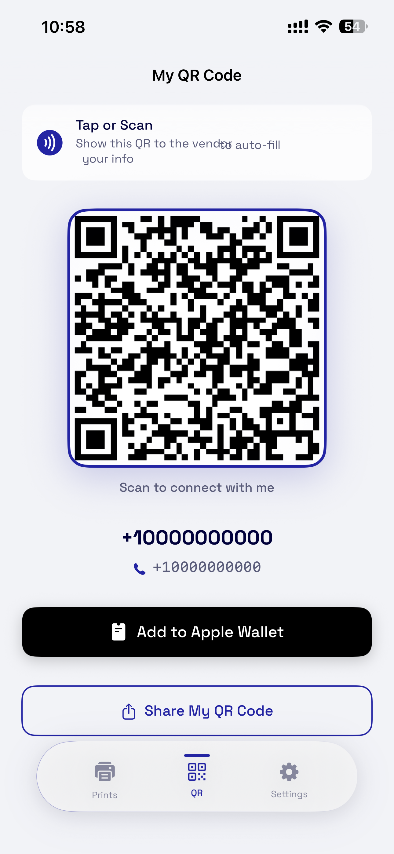 Printless — scan a QR to receive any receipt